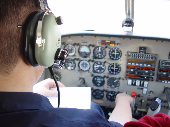 Matt with a Piper PA-28